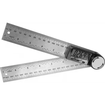 Brüder Mannesmann M81220 digitālais leņķa mērītājs 200 x 200 mm 360°