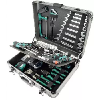 Brüder Mannesmann M29079 133 priekšmetu instrumentu komplekts alumīnija koferī