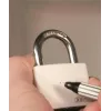 ABUS myLock T65AL/40 zilā alumīnija piekaramā atslēga ar rūdīta tērauda sprādzi 802829