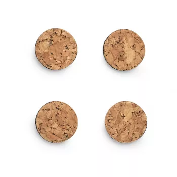 Zeller korķa magnēti brūni Ø 2,8 x 0,3 cm, 4 gabali (11218)