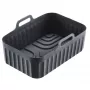 WESTMARK Air Fryer Baking Mold Line 22022270 silikona ovāla forma 21,5 x 13,5 cm melna