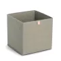 Zeller Khaki auduma uzglabāšanas kaste 32x32x32 cm salokāms kubu organizators 14540
