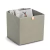 Zeller Khaki auduma uzglabāšanas kaste 32x32x32 cm salokāms kubu organizators 14540