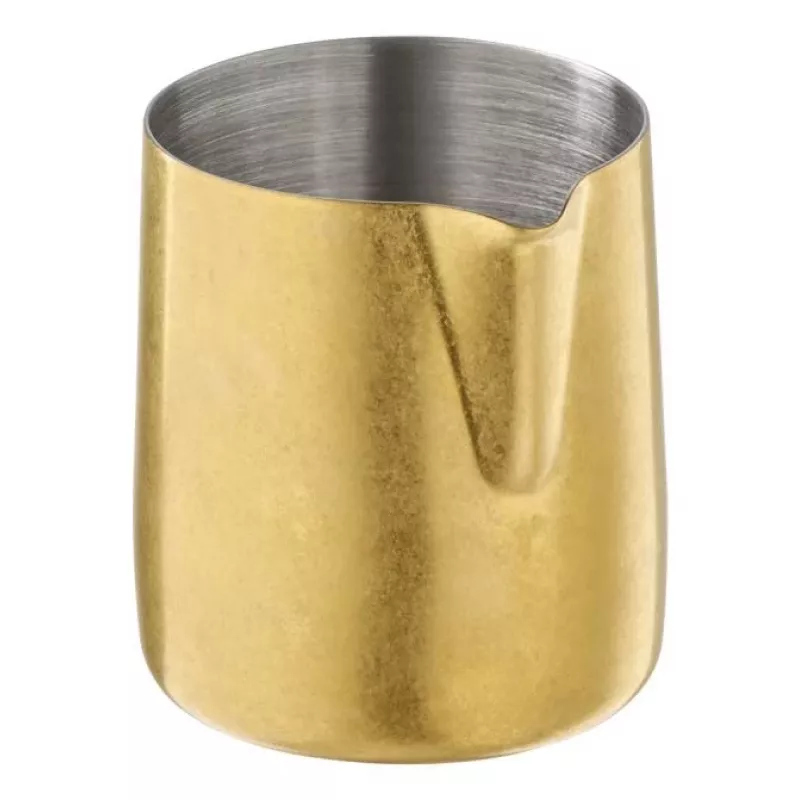 APS FLOW lejamais uzgalis, 150 ml, zelta 18/8 nerūsējošais tērauds, vintage izskats, mazgājams trauku mazgājamajā mašīnā, 1 gab. 10306