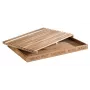 APS LETTER maizes griešanas dēlis 480x340x30 mm akācijas koks ar noņemamu drupatu paplāti
