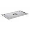 APS GN 1/1 vāks 530 x 325 x 30 mm, nerūsējošais tērauds, bez karotes izgriezuma, mazgājams trauku mašīnā 81195