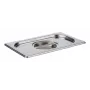 APS GN 1/4 vāks 265 x 162 x 30 mm, nerūsējošais tērauds, bez karotes izgriezuma, mazgājams trauku mazgājamajā mašīnā - 1 gab. 81495