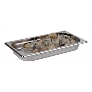 APS GN 1/3 gastronorma konteiners 325x176x40 mm, elektropulēts nerūsējošais tērauds, 81301