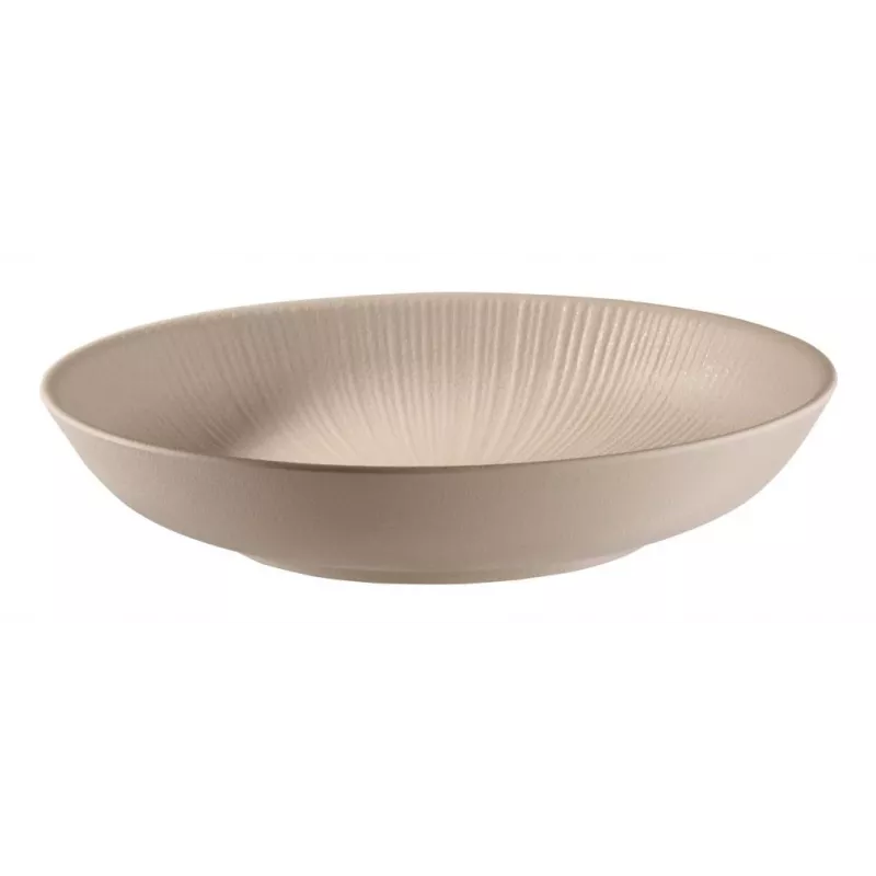 APS NERO dziļais šķīvis 225 mm smilškrāsas melamīns 85414