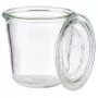 APS Weck stikla burka ar vāku, konusveida forma, 290 ml, 6 gab. komplekts, diametrs 90 mm, augstums 90 mm (82352)