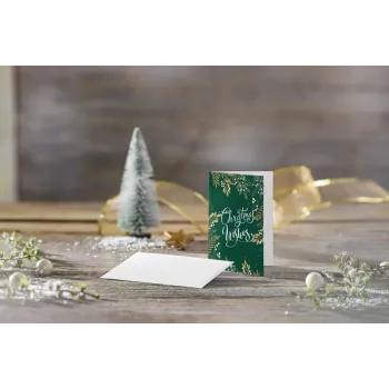 SIGEL DS092 Ziemassvētku kartītes 'Christmas Wishes' DIN A6, 25 kartītes ar aploksnēm, 250 g/m², matētas