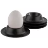 APS olu trauciņš, melamīns, melns, komplektā 4 gab., 85 mm diametrs, 20 mm augstums, mazgājams trauku mašīnā (83849)
