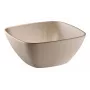 APS NERO kvadrātveida pasniegšanas paplāte 250 x 250 mm smilškrāsas melamīns, sakraujama, trauku mazgājamā mašīnā mazgājama, karstumizturīga 85417