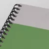 SIGEL Quicknote Impulse Green piezīmju grāmatiņa A5 bez līnijām, zaļi/pelēkā mīkstie vāki, 160 lappuses SN800