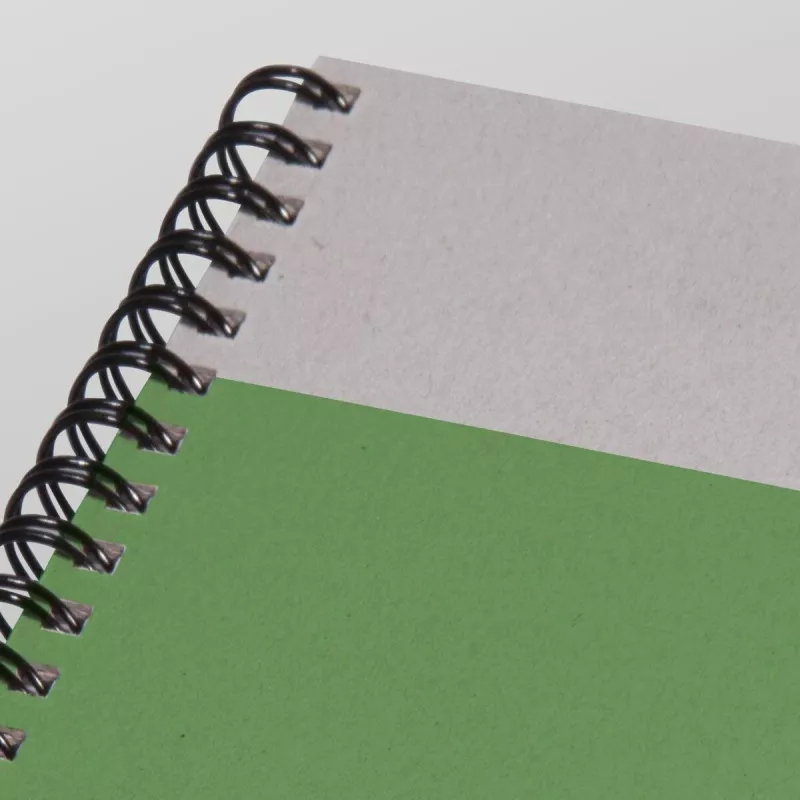 SIGEL Quicknote Impulse Green piezīmju grāmatiņa A5 bez līnijām, zaļi/pelēkā mīkstie vāki, 160 lappuses SN800