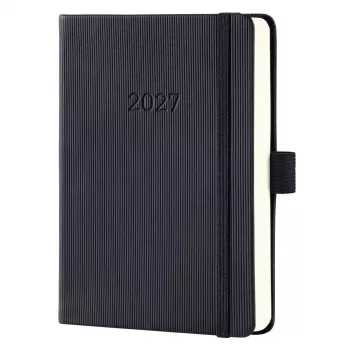 SIGEL Conceptum kabatas kalendārs 2027 melns C2711