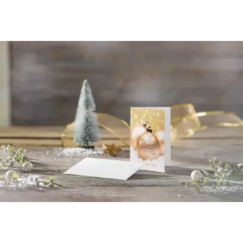 SIGEL DS091 Christmas Joy salokāmās kartītes DIN A6, 250 g/m², 25 kartītes ar aploksnēm
