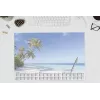 Sigel H6470 galda paliktnis no papīra Palm Beach 59,5 x 41 cm 2026-2028 30 loksnes