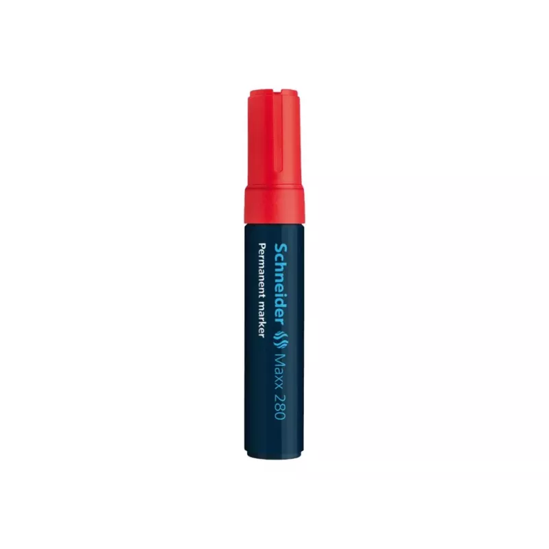 Schneider Maxx 280 pastāvīgais marķieris sarkans, kaltveida uzgalis 4-12 mm 128002