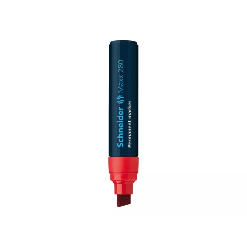 Schneider Maxx 280 pastāvīgais marķieris sarkans, kaltveida uzgalis 4-12 mm 128002