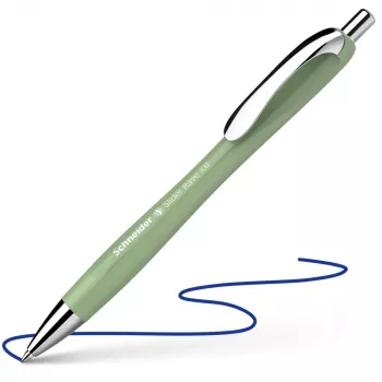 Schneider Slider Rave XB lodīšu pildspalva, zila tinte, zaļš korpuss 50-132544