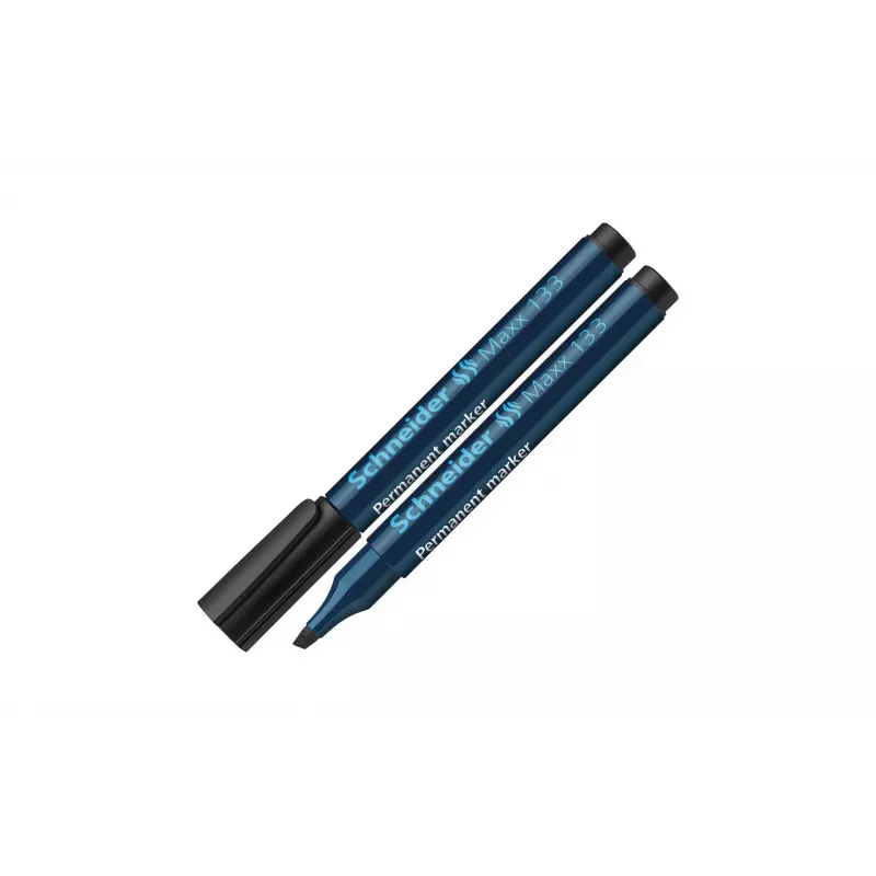 Schneider Maxx 133 pastāvīgais marķieris melns, kaltveida uzgalis 1–5 mm 113301
