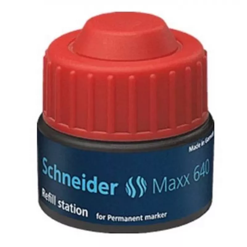 Schneider Maxx 640 marķieru uzpildes tinte sarkanā 30 ml 164002