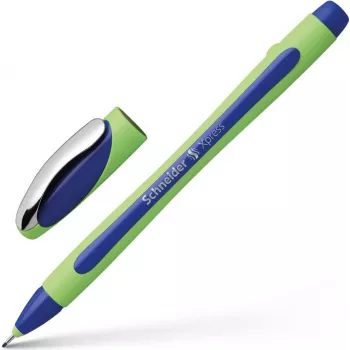 Schneider Xpress Fineliner pildspalva zila - ūdens bāzes tinte, 0,8 mm šķiedras uzgalis 19003