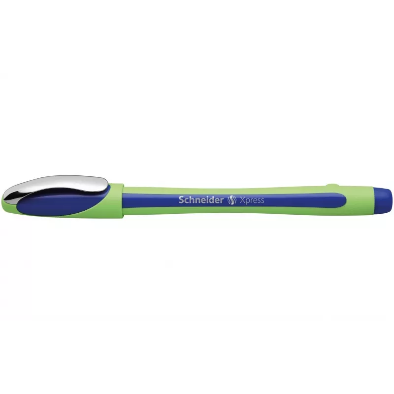 Schneider Xpress Fineliner pildspalva zila - ūdens bāzes tinte, 0,8 mm šķiedras uzgalis 19003