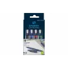 Schneider Edding One Business Stick lodīšu pildspalva, melna/zila/zaļa/sarkana, 4 gab.