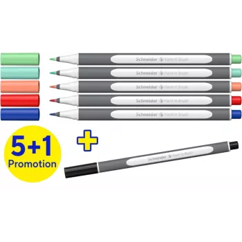 Schneider Paint-It 070 flomāsteru komplekts, dažādas krāsas, 6 gab. ML07010503