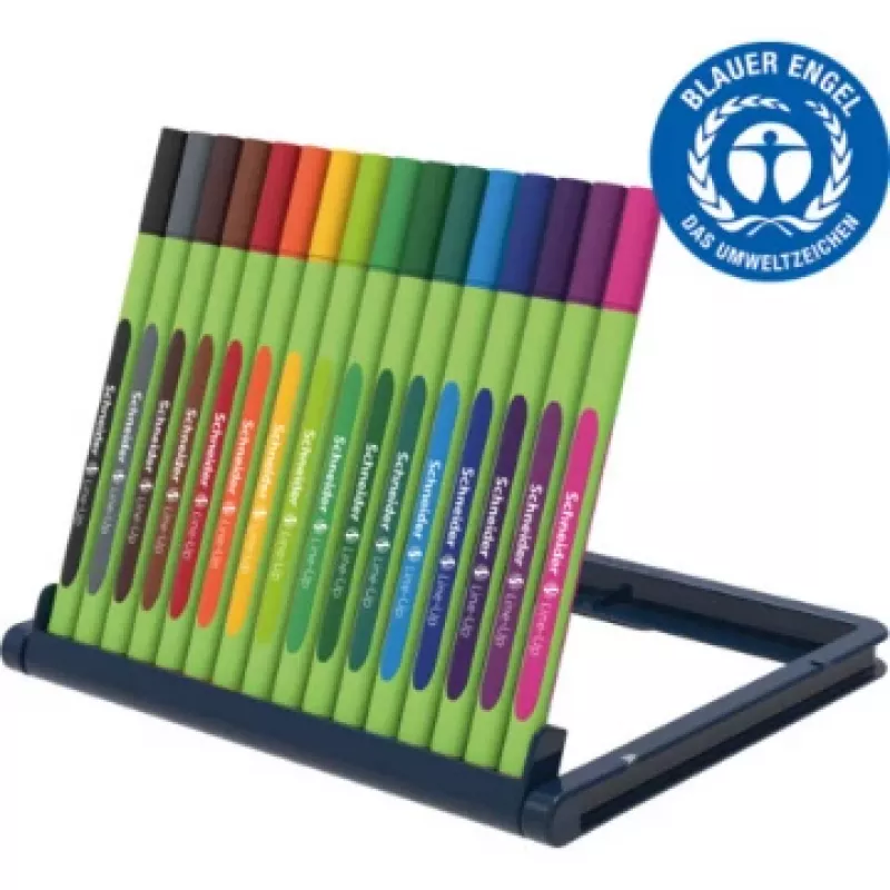 SCHNEIDER Edding Line-Up Finelineru komplekts 16 dažādās krāsās 0,4 mm 191092