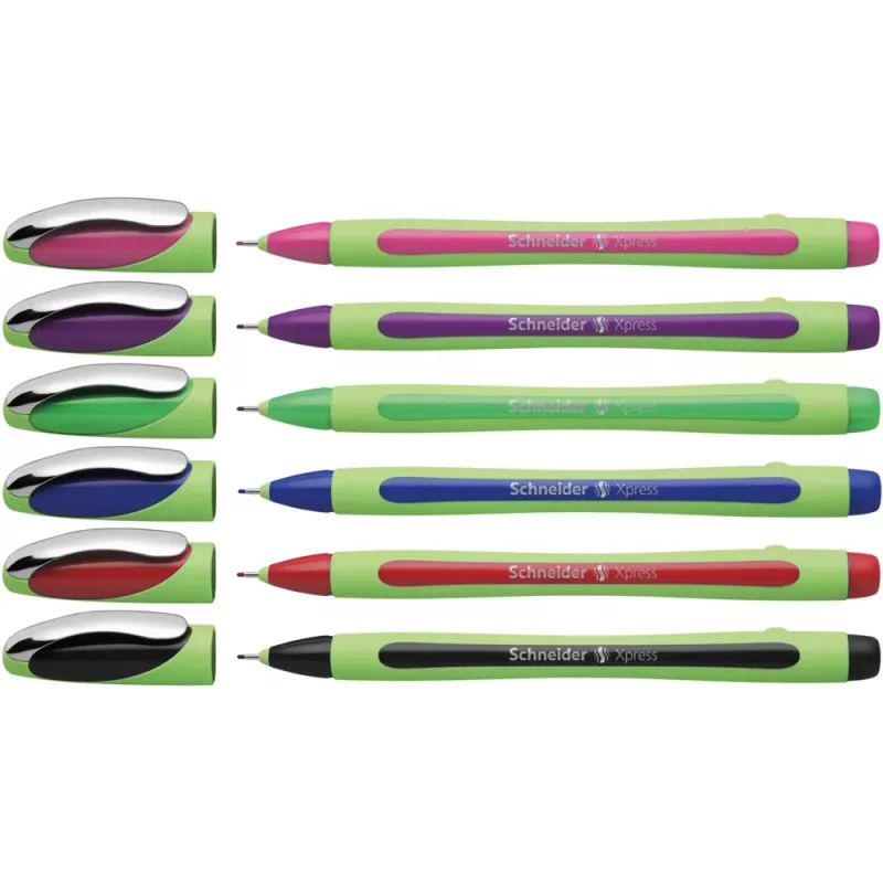 Schneider Xpress Fineliner dažādās krāsās 0,8 mm (6 gab. komplekts) 190086