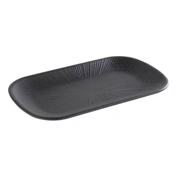 APS NERO GN 1/4 pasniegšanas paplāte, melamīns, melna, 265 x 162 x 25 mm 85281