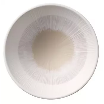 APS BLUSH apaļa servēšanas bļoda, 190 mm, smilškrāsas melamīns, saliekama, trauku mazgājamā mašīnā mazgājama, karstumizturīga (1 gab.) 85509