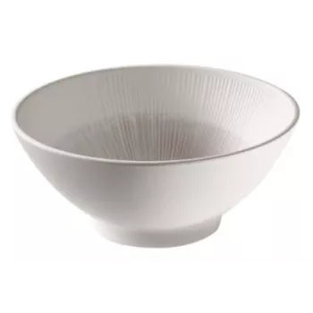 APS BLUSH apaļa servēšanas bļoda, 190 mm, smilškrāsas melamīns, saliekama, trauku mazgājamā mašīnā mazgājama, karstumizturīga (1 gab.) 85509