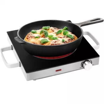 ProfiCook PC-EKP 1210 infrasarkanā vienas zonas plīts, nerūsējošais tērauds 501210