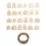 Rayher Advent Calendar Numbers Wood 1-24 Natural (46812505)