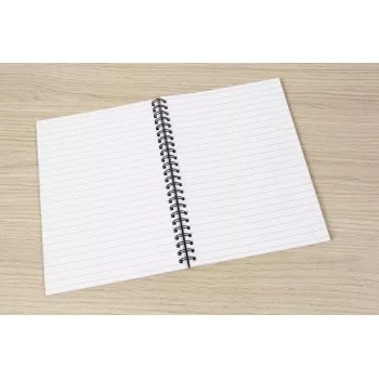 SIGEL Quicknote Bright Yellow piezīmju grāmatiņa A5 ar līnijām, dzelteni/pelēks mīkstais vāks, 160 lappuses, SN500