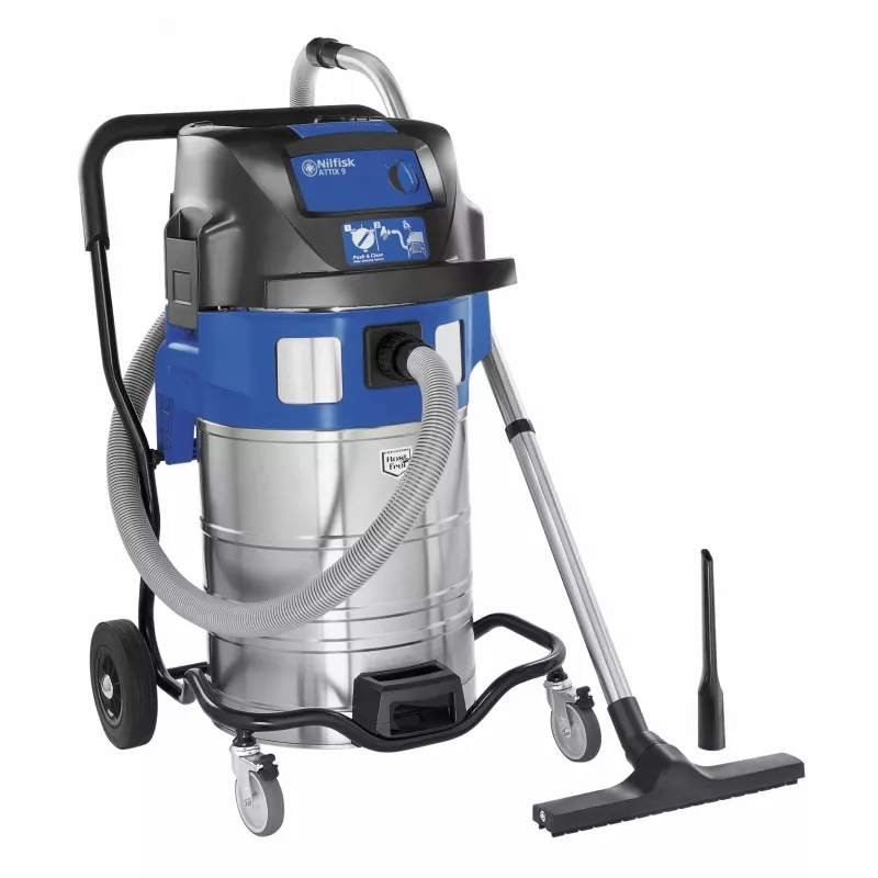Nilfisk ATTIX 961-01 putekļu sūcējs slapjai un sausai slaucīšanai 70L 3000W zils/sudraba 302002900
