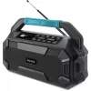 TechniSat VIOLA 231 OD DAB+ un FM būvlaukuma radio ar Bluetooth, IPX4 šļakstu aizsardzība, melns