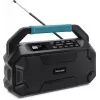 TechniSat VIOLA 231 OD DAB+ un FM būvlaukuma radio ar Bluetooth, IPX4 šļakstu aizsardzība, melns