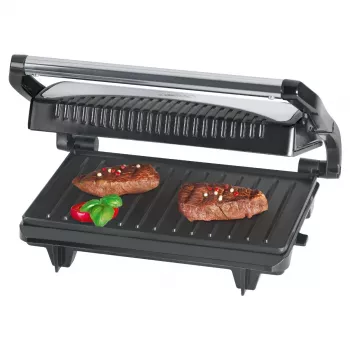 Clatronic MG 3519 kontakta grils 700 W ar beztauku nepiedegošām plāksnēm