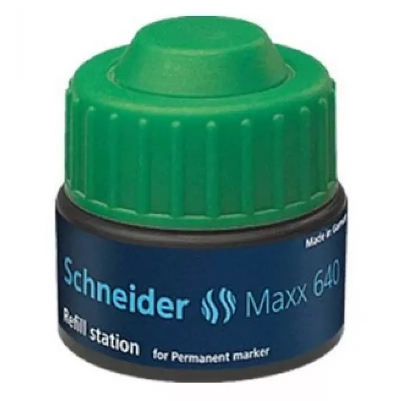 Schneider Maxx 640 marķiera uzpildes tinte zaļa 30 ml 164004