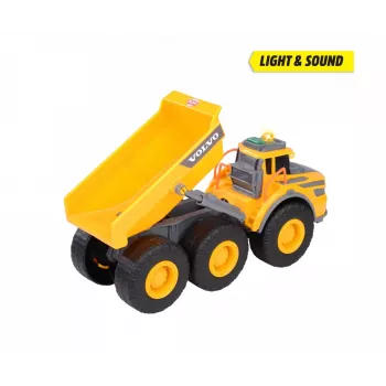 Dickie Toys Volvo A60H posmainais pašizgāzējs 1:24 mērogā ar gaismu un skaņu 203723007
