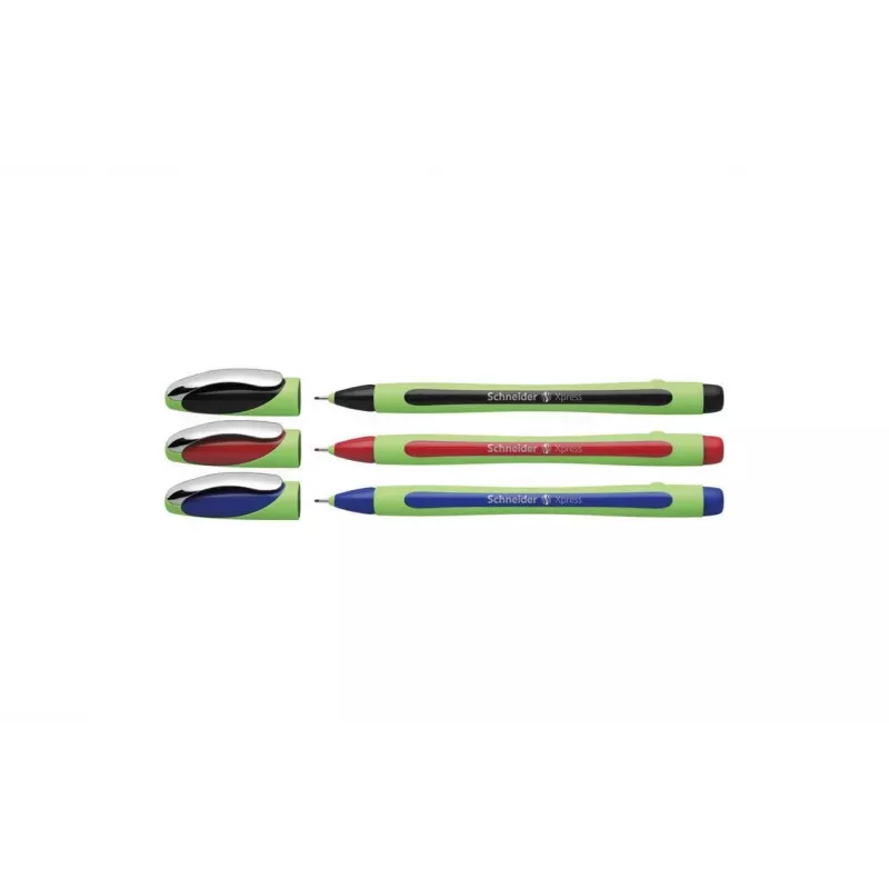 Schneider Fineliner XPRESS 3 gabalu komplekts (melns, zils, sarkans) 190093