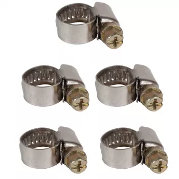 Einhell šļūteņu skavu komplekts 8-12 mm, 5 gab., kompresora piederums 4139670