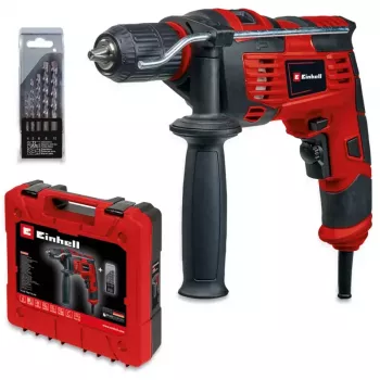 Einhell TC-ID 720/1 E Kit triecienurbjmašīna 720 W ar 5 daļu urbju komplektu un koferi 4259846