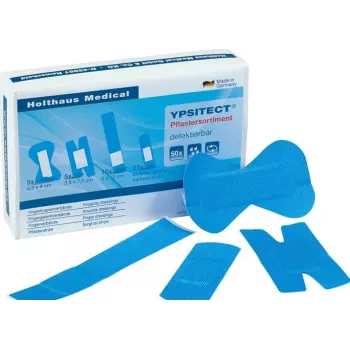Holthaus Medical YPSITECT zilais detektējamais plāksteris, 50 gab., 40600