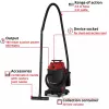 Einhell TC-VC 3055 A mitrā un sausā putekļsūcējs 30 L nerūsējošais tērauds 1500 W 2347430